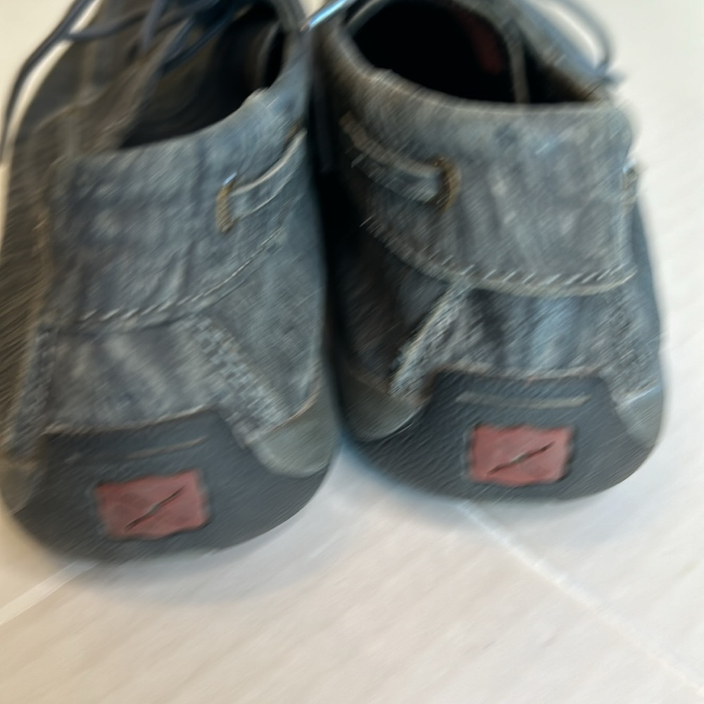 Twisted X Womens Charcoal Distressed Leather Driving Moc WDM0102. Size 10 - Picture 5 of 13